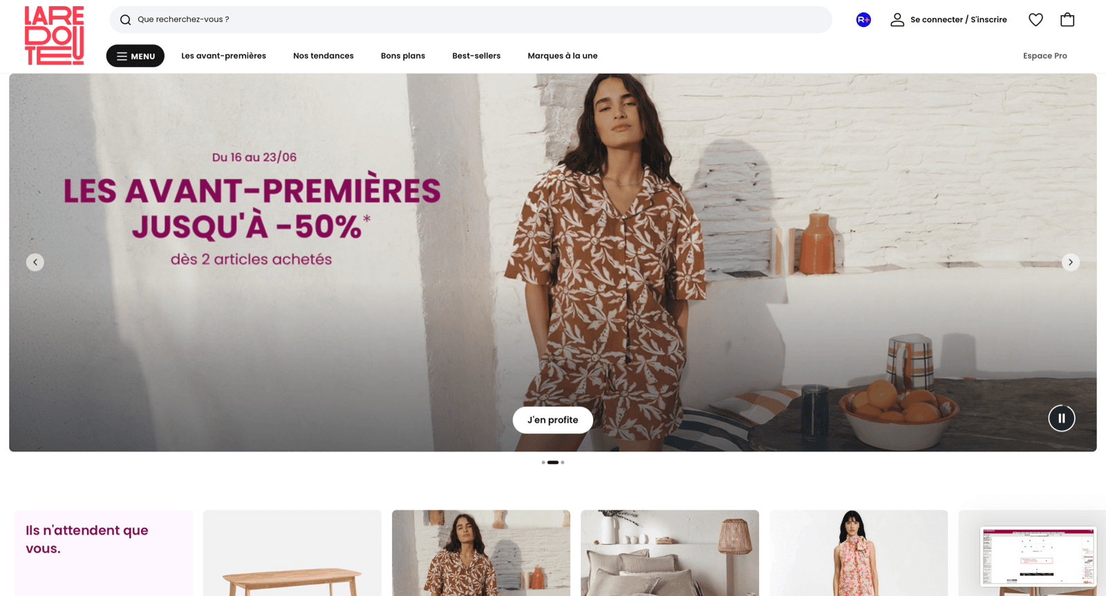 La Redoute, après